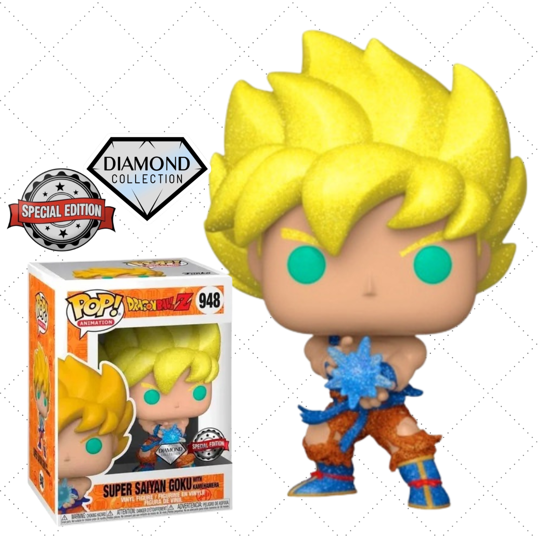 Funko Pop Dragon Ball Z Super Saiyan Goku Special Edition Diamond Punto Y Compra