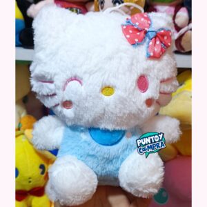 Peluche Sanrio: Hello Kitty guiño celeste 19cm